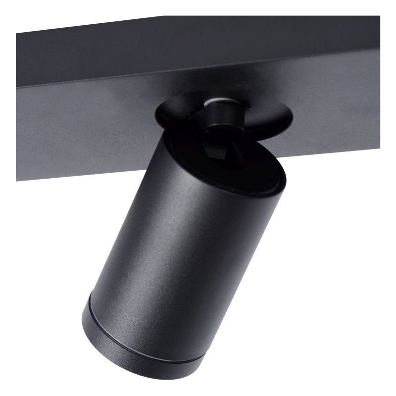 Lucide TAYLOR - Stropné bodové svietidlo Kúpeľňa - LED Dim to warm - GU10 - 3x5W 2200K/3000K - IP44 - Black